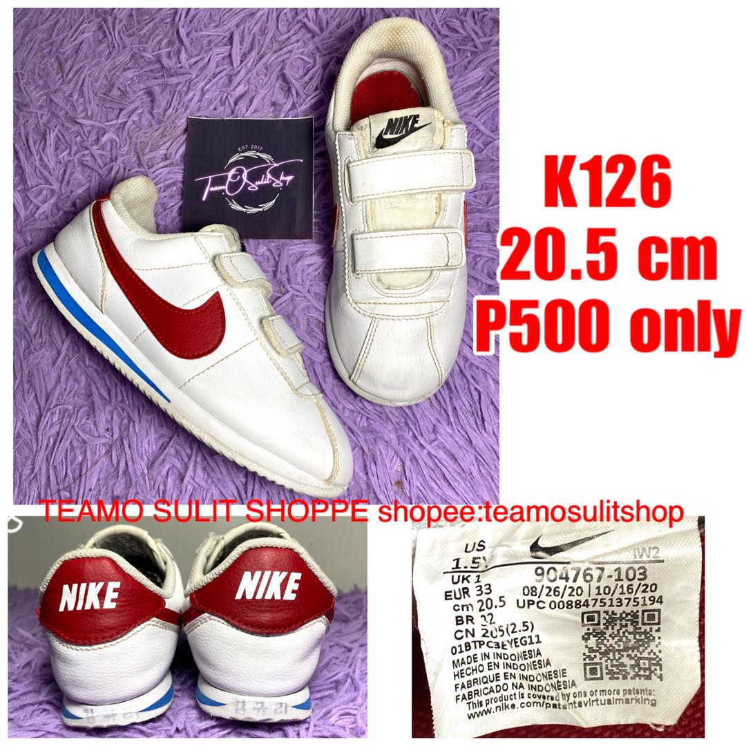 K126 KIDS NIKE CORTEZ 20.5cm, Babies & Kids, Babies & Kids Fashion on