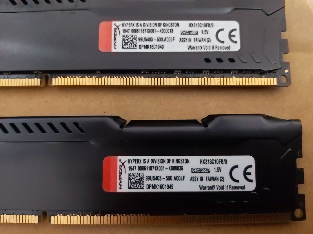 Ddr3 1866 Hyperx 2x8gb Ddr3 Hyperx Fury 8gb Ddr3 Hyperx Savage