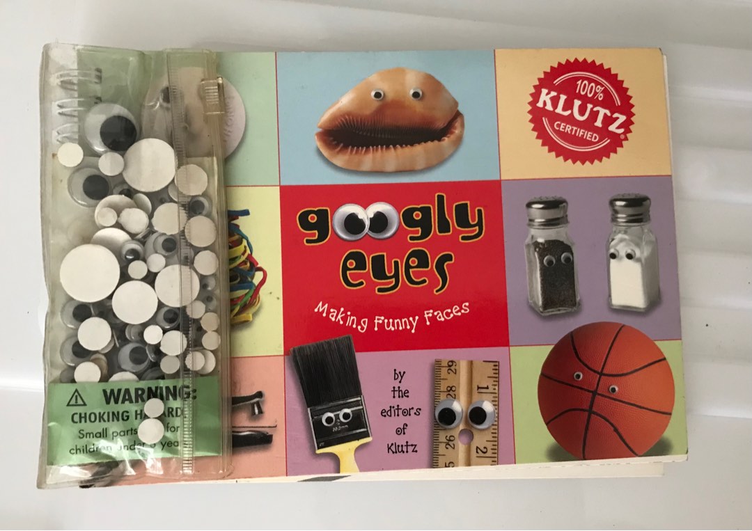 Klutz Googly Eyes Making Funny Faces Book, Hobbies & Toys, Books