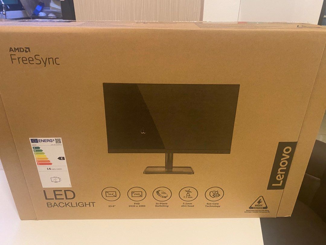 Lenovo 24 monitor, Computers & Tech, Parts & Accessories, Monitor ...