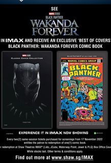 (LF/WTT) Black Panther IMAX comic