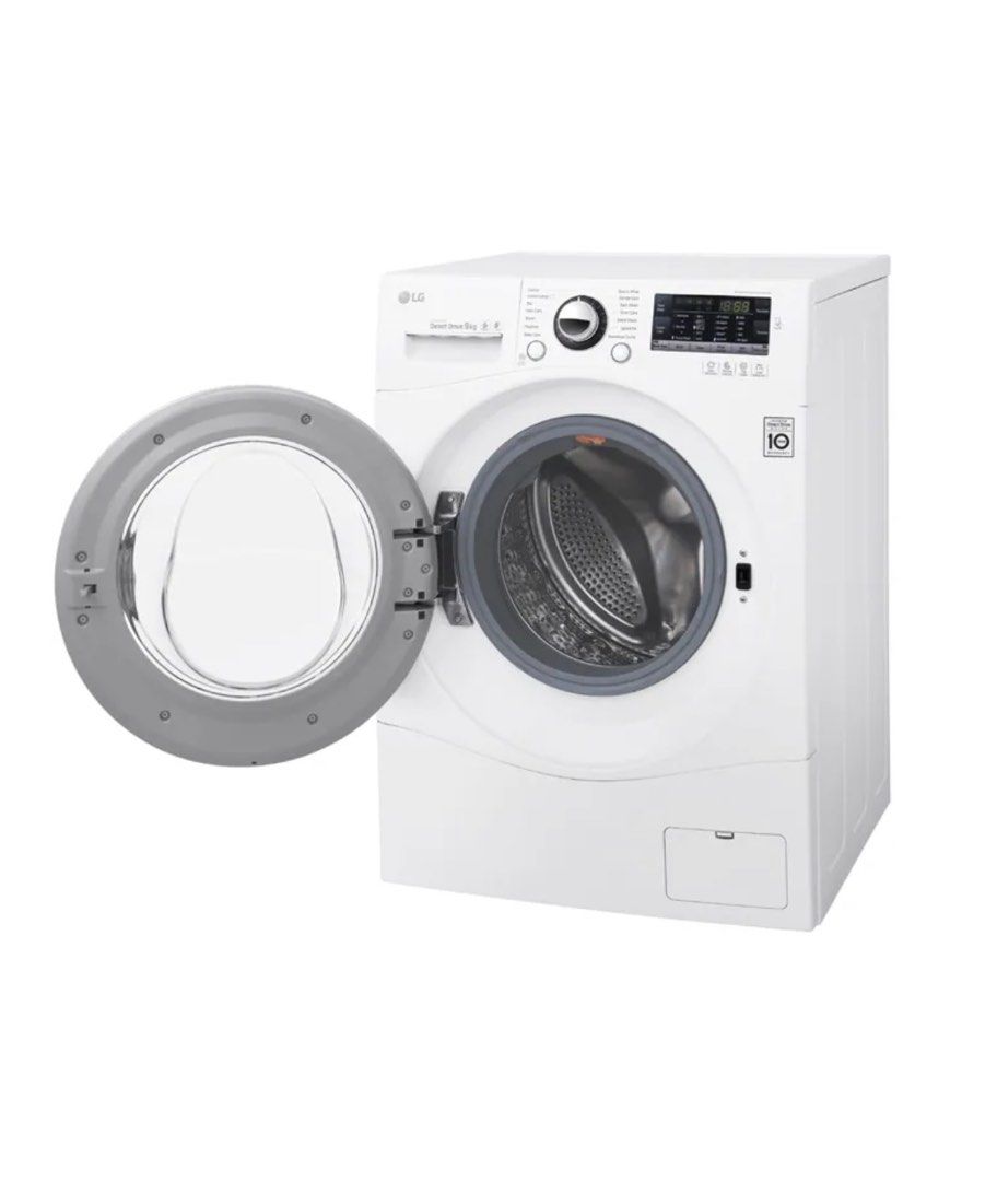 LG Inverter Direct Drive 9kg Front Load Washing Machine, TV & Home