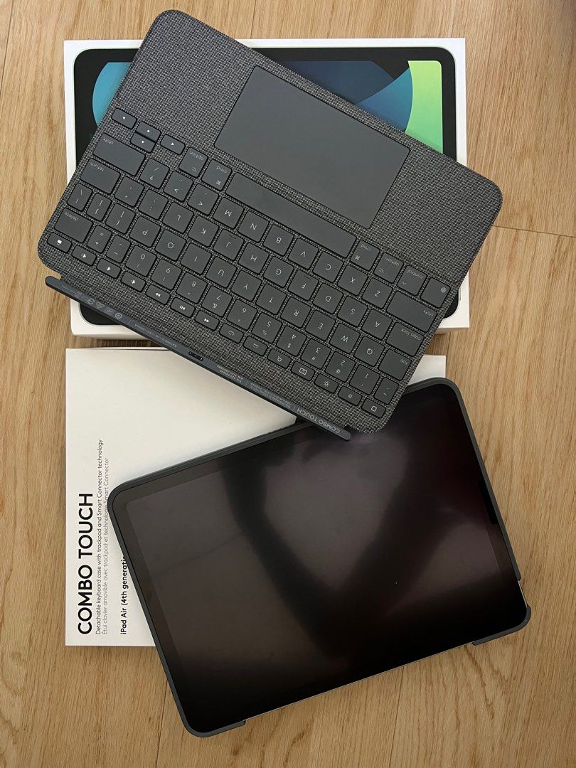 Logitech Combo Touch Keyboard Case with Trackpad for iPad Air (5th generation), Computers & Tech