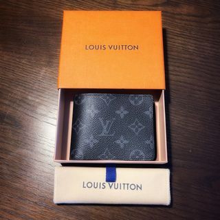 Louis Vuitton Multiple Wallet Fragment Hiroshi Fujiwara Monogram Eclipse  M64439