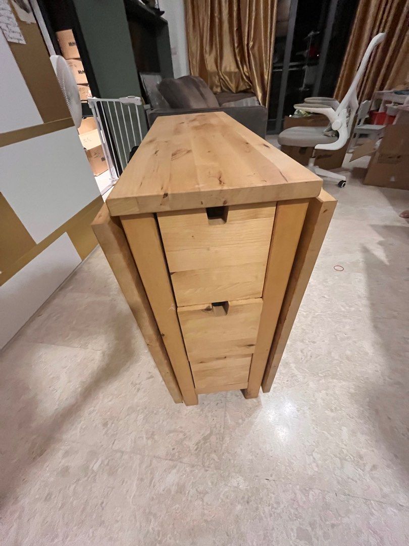Make a donation IKEA Norden Drop Leaf Dining Table in Birch, Furniture
