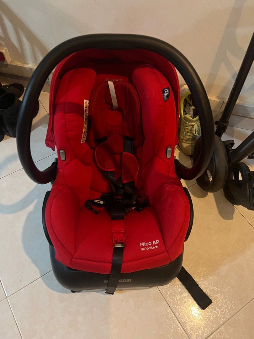 Maxi cosi micro ap car seat with stroller