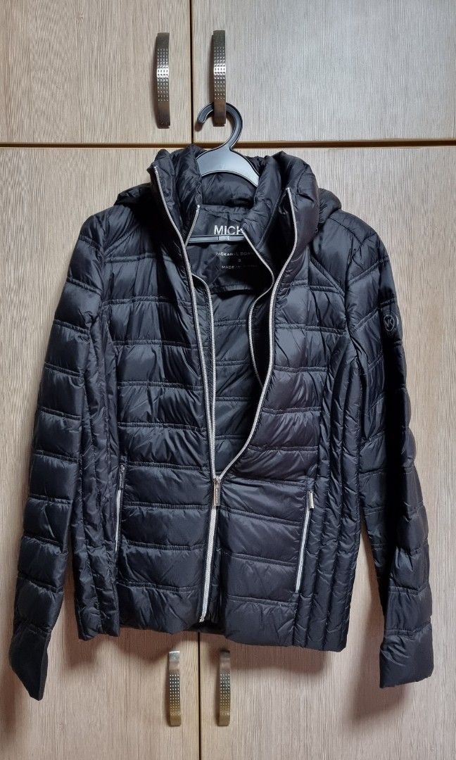 MICHAEL KORS Packable Down Jacket with detachable hoodie