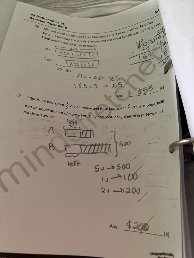 Mind stretcher P4 Maths Hobbies Toys Books Magazines Assessment