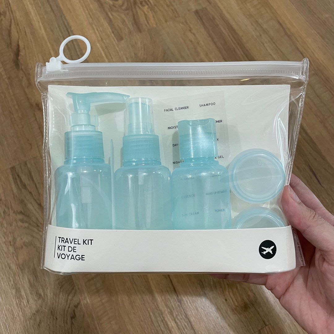 Miniso Travel Kit bottles, Furniture & Home Living, Home Improvement