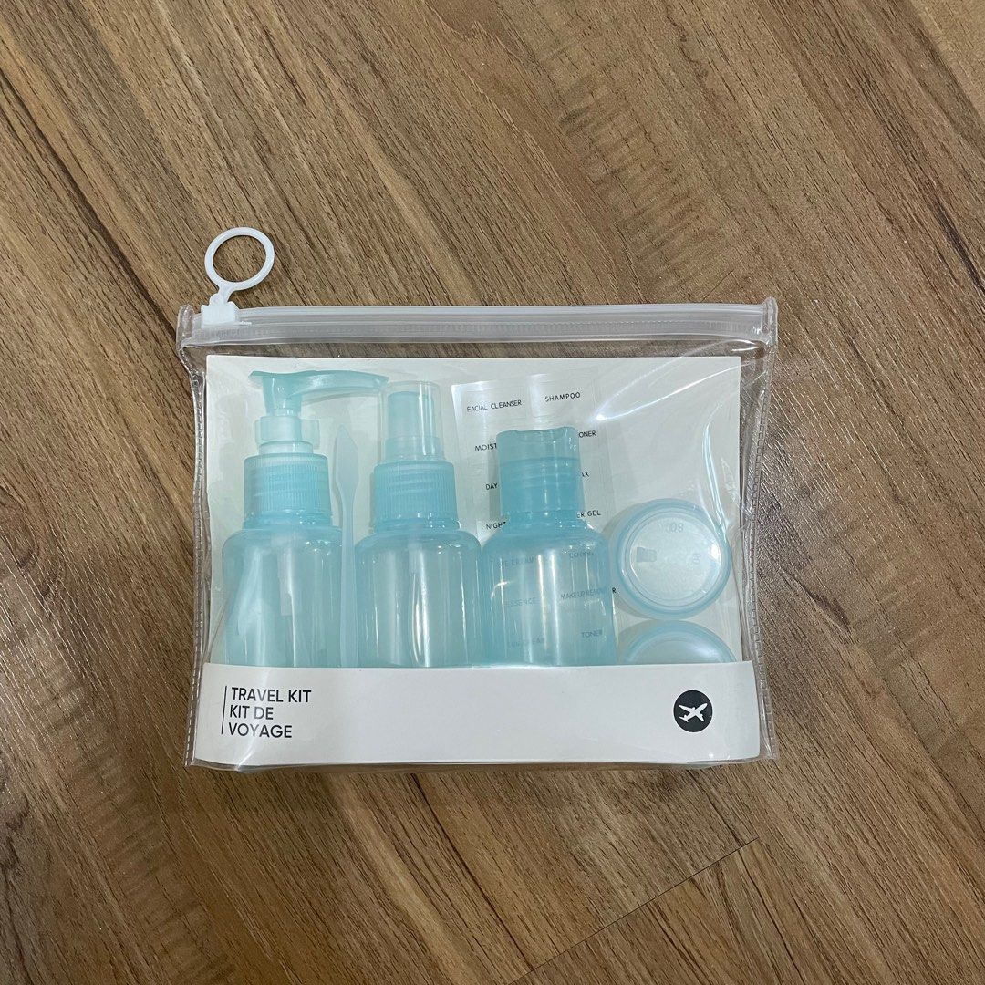 Miniso Travel Kit bottles, Furniture & Home Living, Home Improvement