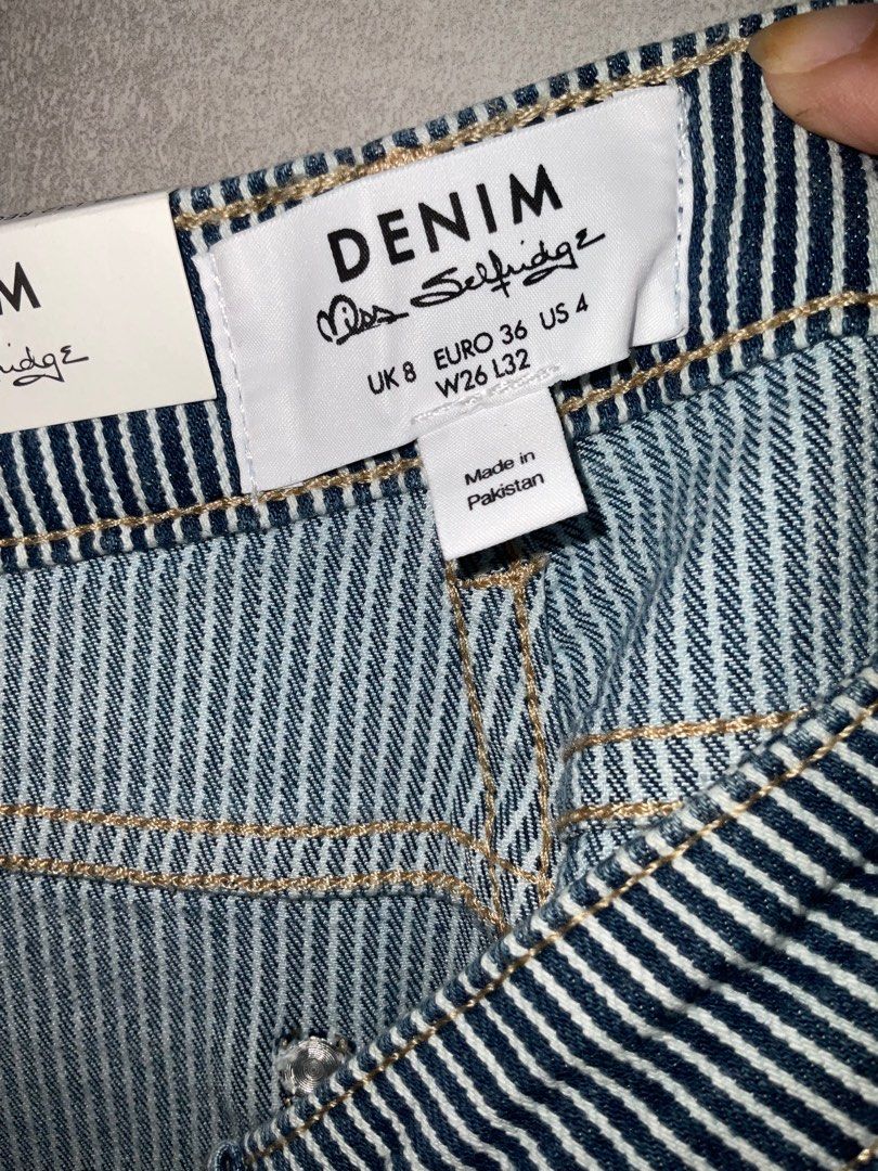 Denim miss selfridge top