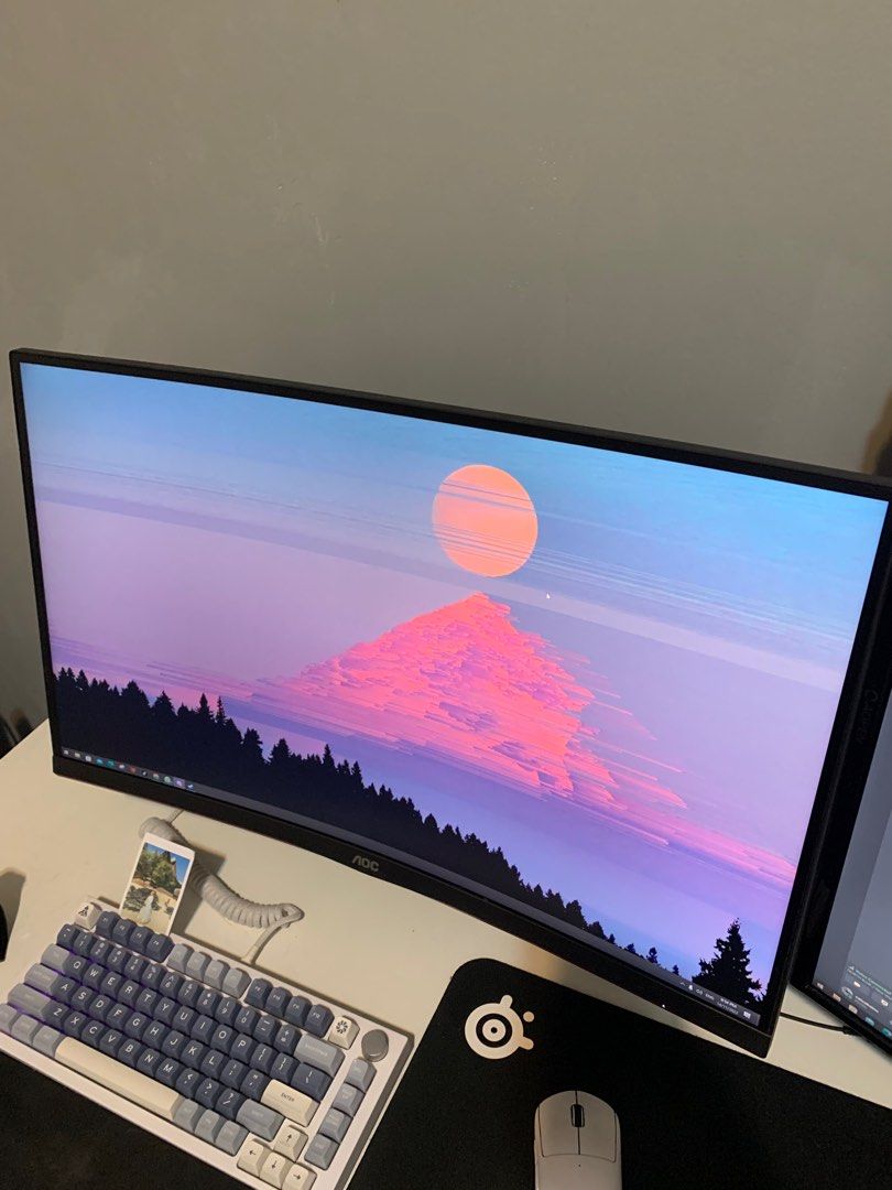 Monitor 144Hz 2K CURVE 27 inch AOC CQ27G2, Computers & Tech, Parts ...