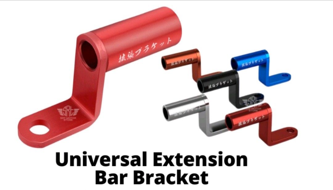 Motorcycle Bicycle Mirror Mount Universal Extension Bar Bracket Handlebar Motorcycles Motorcycle Accessories On Carousell