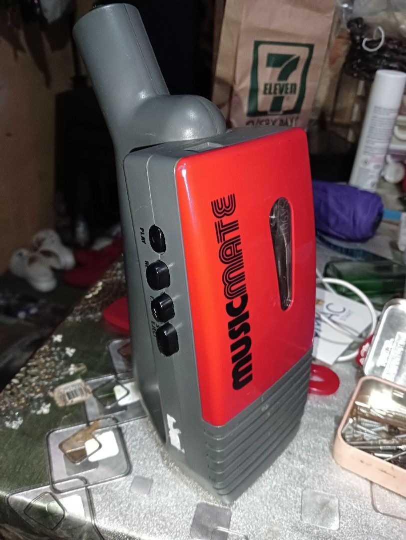 Musicmate karaoke cassette player (Category: Portable Music Players) located in Antipolo. Submitted by carnagevisors1990 (Listing ID 1197707540, Image 1). Description: working condition AS IS, Japan Surplus battery operated only..