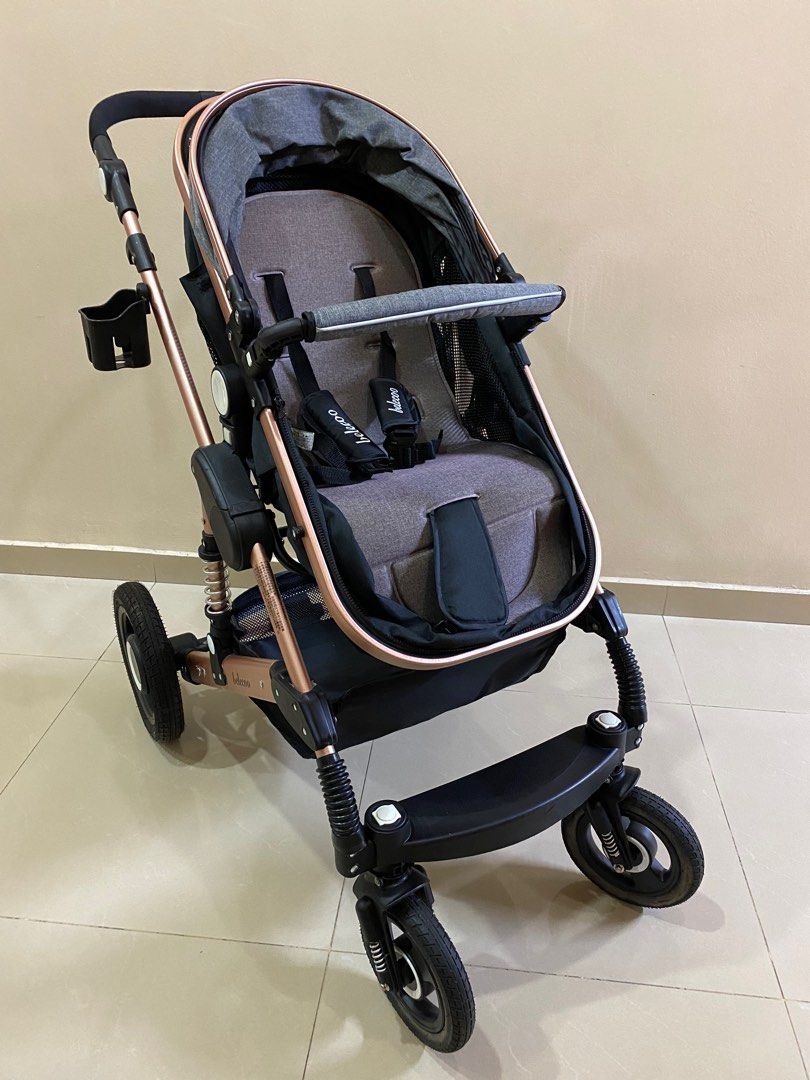Front facing store baby stroller