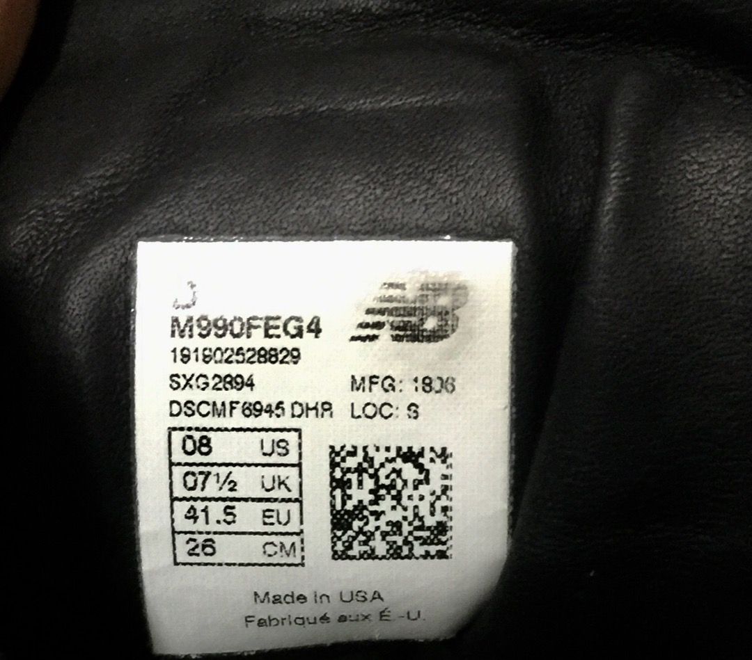 New balance m990 feg4 on sale