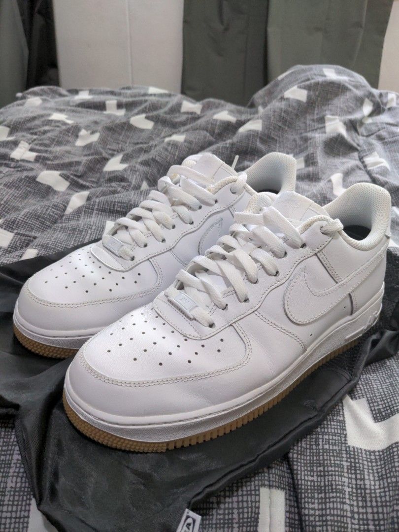 White af1 gum bottom discount