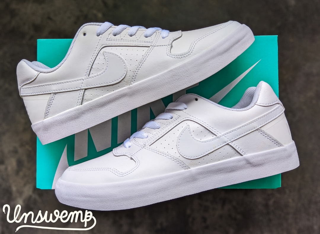 romántico interior cliente Nike SB Delta Force Vulc 'Triple White', Men's Fashion, Footwear, Sneakers  on Carousell