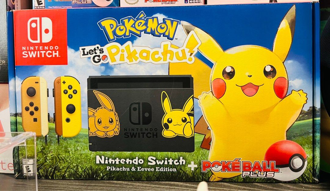 Nintendo switch let's store go pikachu edition