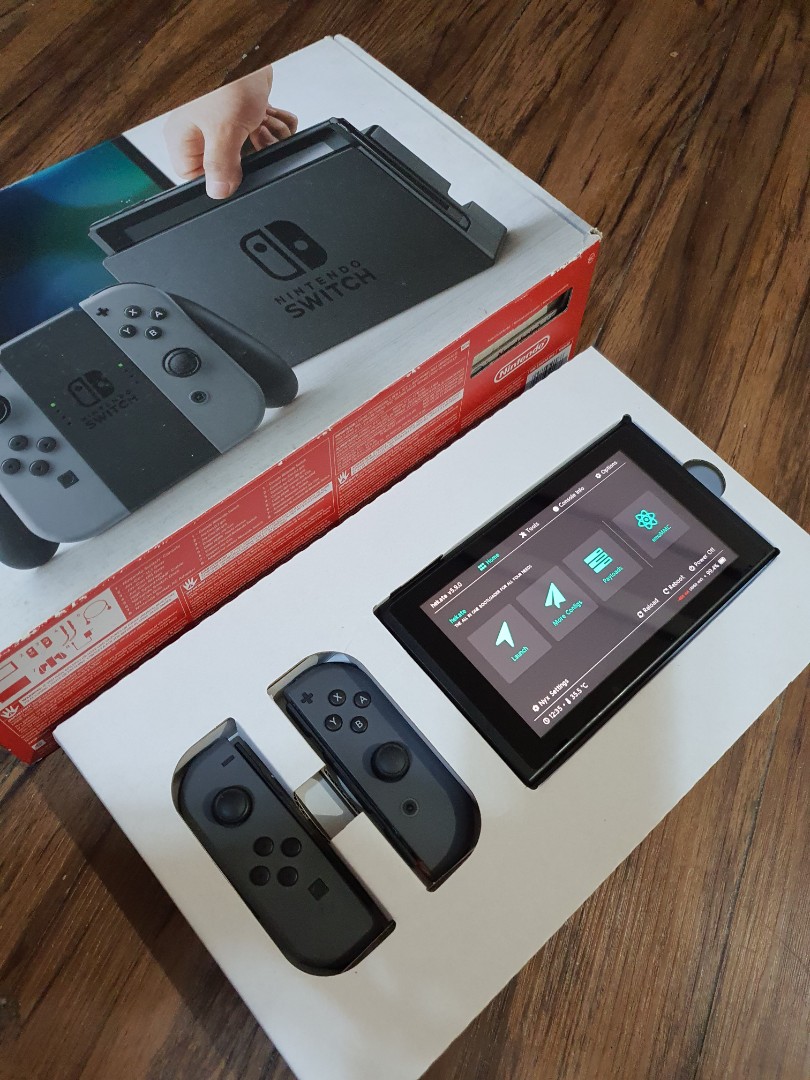 Nintendo switch Unpatched Jaibreak Dual boot 128GB complete set, Video