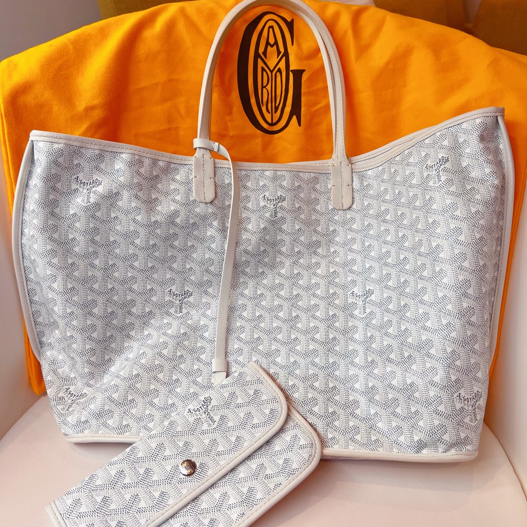 ON HAND!!! Goyard Anjou PM white (reversible), Luxury, Bags & Wallets on  Carousell