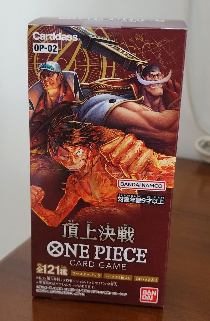 One Piece TCG Booster Box (Paramount War), Hobbies & Toys, Toys & Games on Carousell