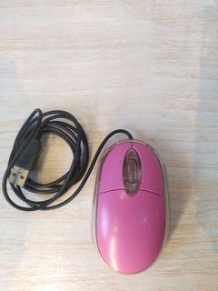 Optical Mouse Pink