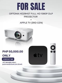 Optoma Project & Apple TV (3rd gen) Bundle