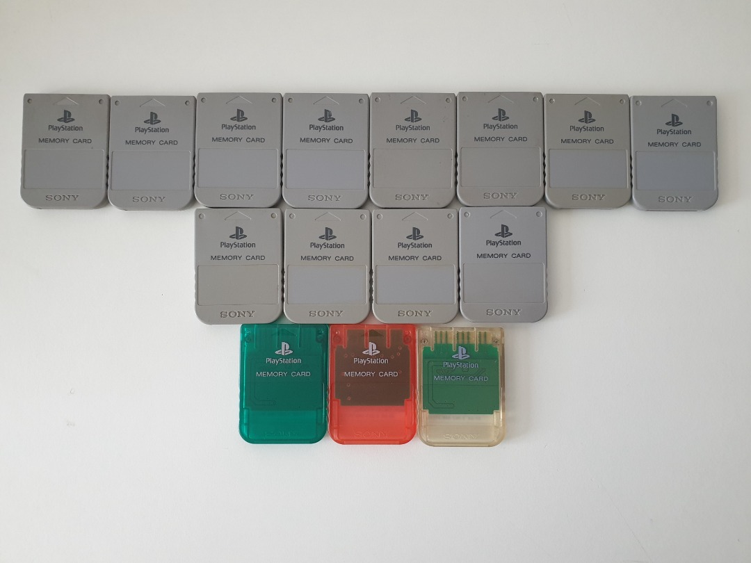 Every Original PlayStation Memory Card Variant, Collected