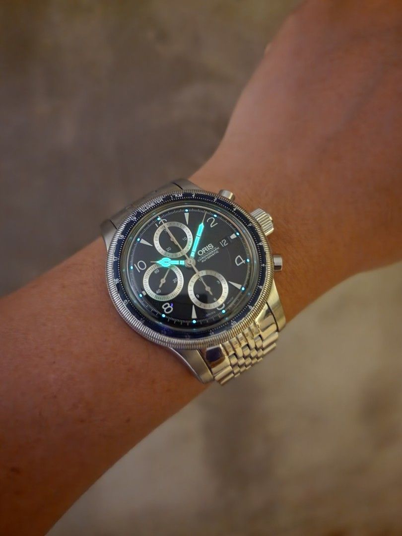 Oris big sales crown telemeter chronograph