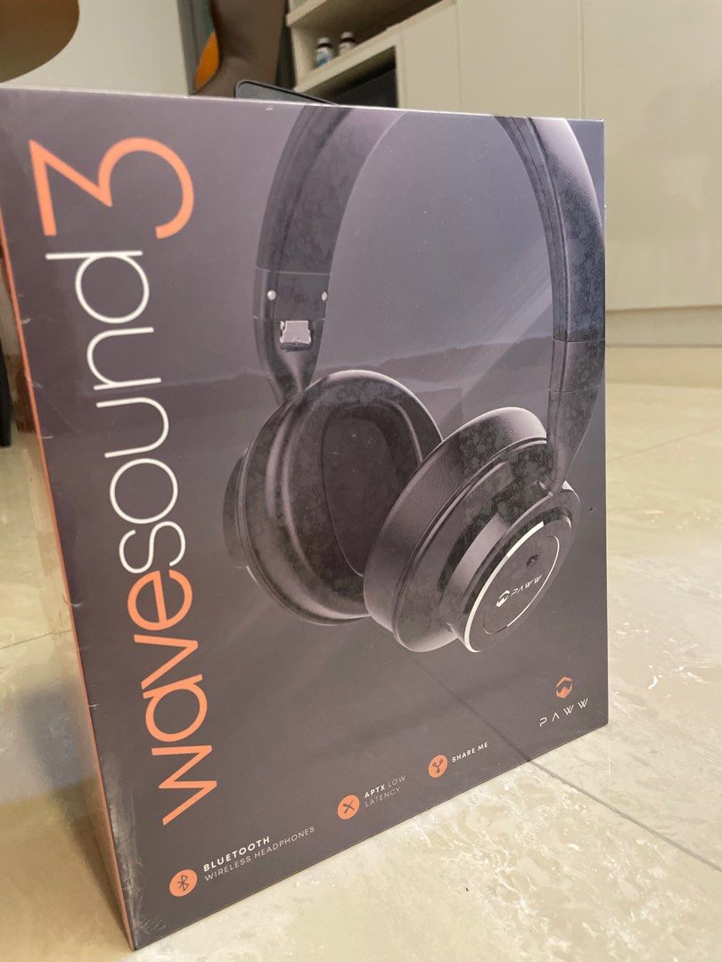 Paww WaveSound 3 headphones BNIB Audio Headphones Headsets