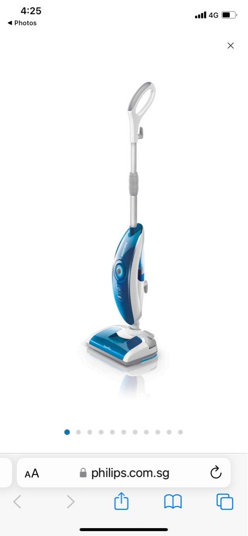 PHILIPS Steam Plus Sweep and Steam Clean 1500W, 2 in 1 model FC7020, TV & Home Appliances
