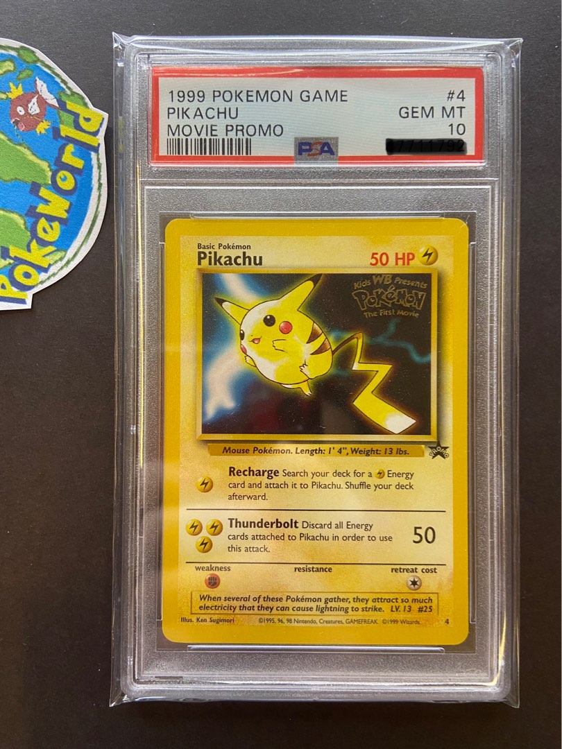 Pokemon Pikachu Movie Black Star Promo PSA 10 GEM MINT