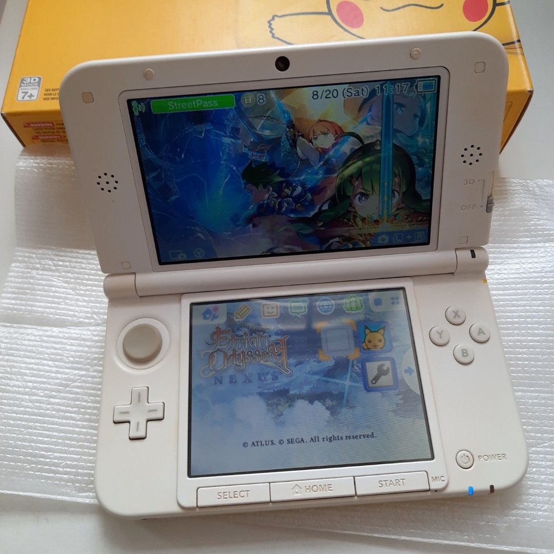 Pikachu Limited Edition Nintendo 3DS XL, Video Gaming, Video Game