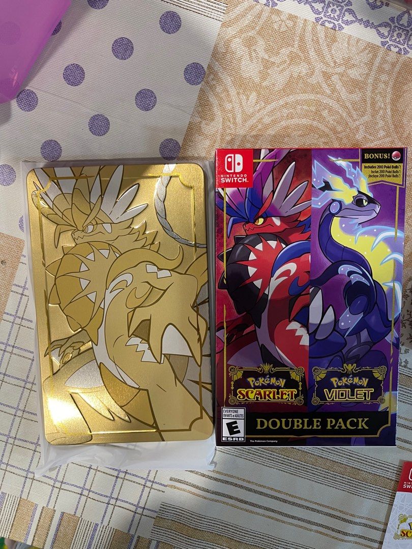 Pokemon Scarlet/Violet Steelbook Early Purchase Bonus Revealed For  Singapore – NintendoSoup