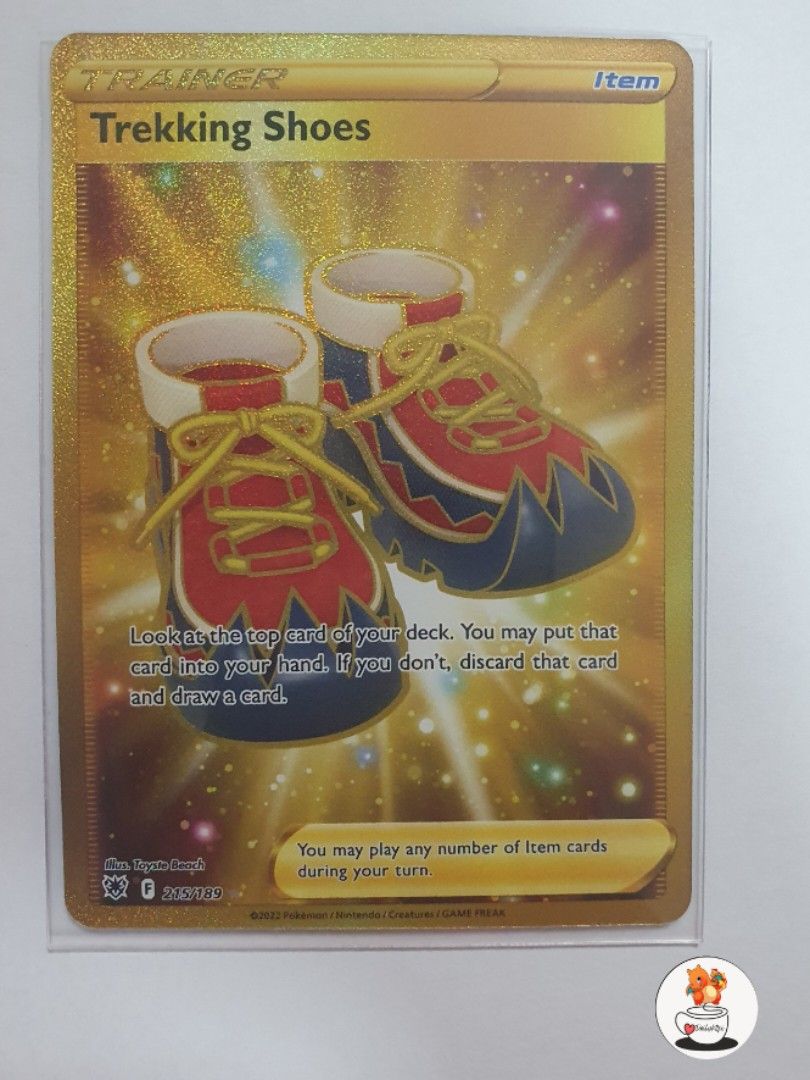 Pokemon TCG Secret Rare (Power Tablet / Trekking Shoes) 30 Trainer