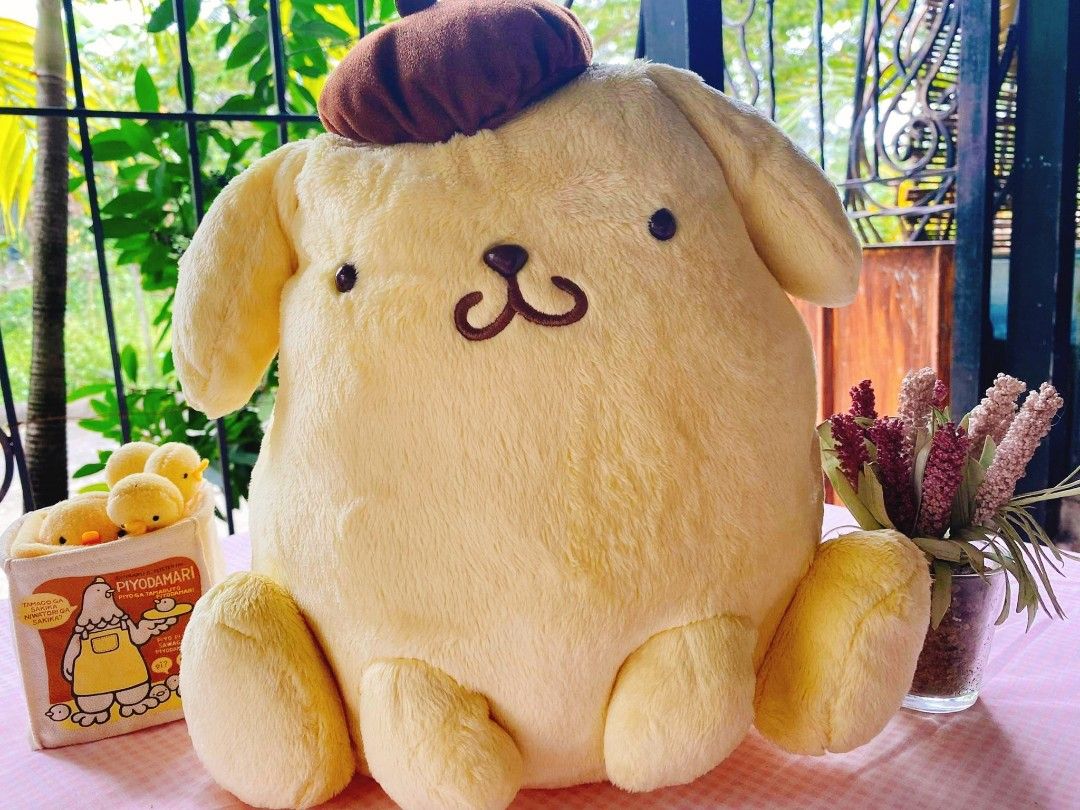 POMPOMPURIN BIG PLUSHIE, Hobbies & Toys, Toys & Games on Carousell