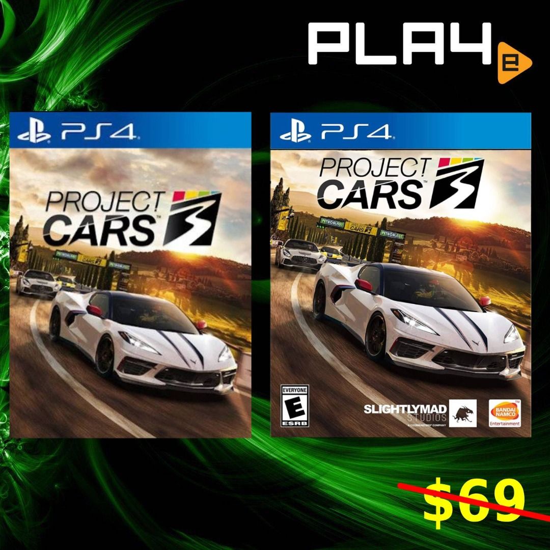 Project Cars 3, PS4 Game, BRANDNEW