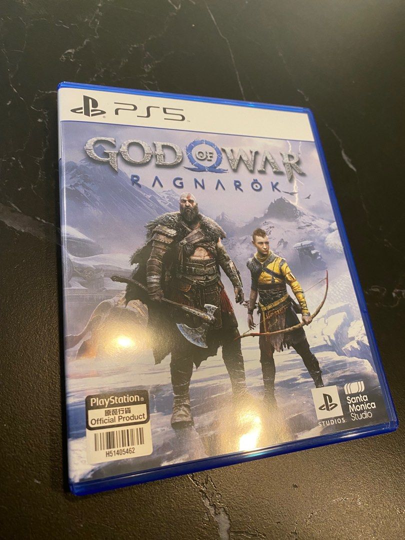 PS5 God of War Ragnarok Disc version, Video Gaming, Video Games