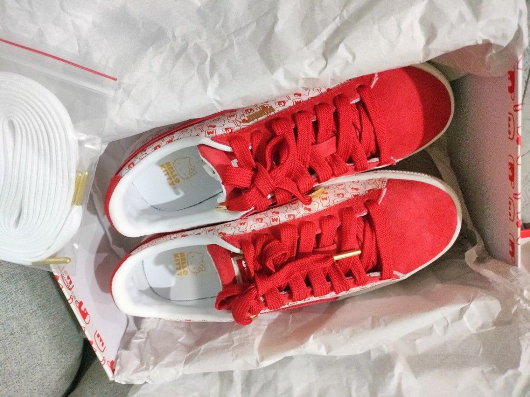Puma Suede Classic x Hello Kitty 2018, Women's Fashion, Footwear, Sneakers on Carousell Puma Suede Classic x Hello Kitty 2018, Women's Fashion, Footwear, Sneakers on Carousell