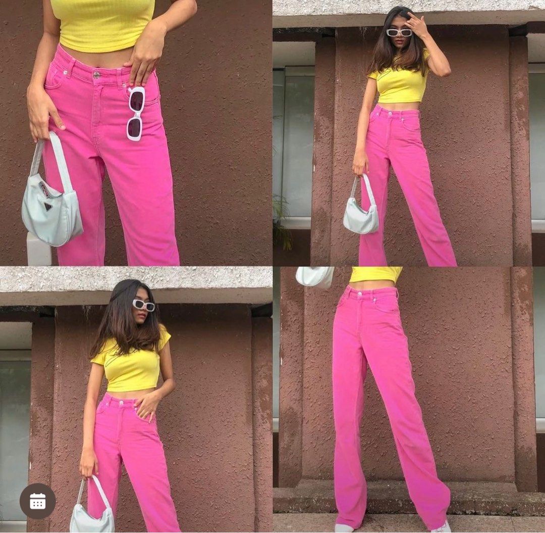 RARE FIND Barbie Pink Jeans, Women's Fashion, Bottoms, Other Bottoms on Carousell