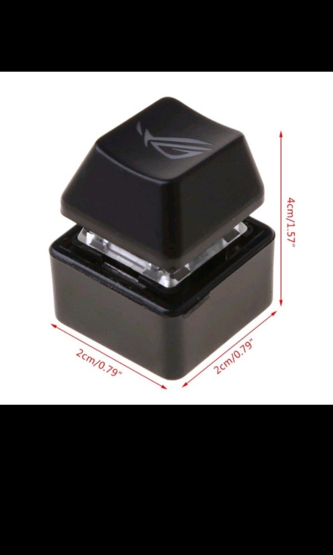 ROG keycap fidget (Category: Computer Keyboard) located in Bulacan. Submitted by makisig. (Listing ID 1197557267, Image 3). Description: DIY ROG fidget -Slow fas RGB -Mechanical keycap php150.