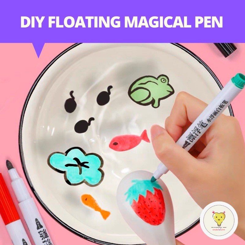 Deli 8/12 Colors Magical Water Painting Pen Water Floating Doodle