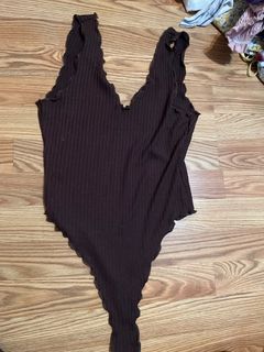 Shein Brown Bodysuit