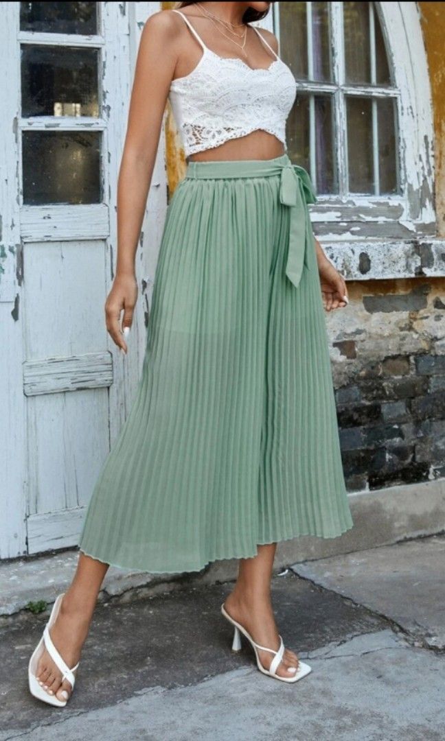 Inset shorts chiffon maxi sale skirt