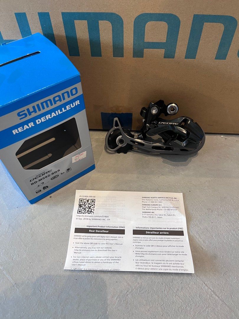 Shimano Deore 9 speed Rear Derailleur, Sports Equipment, Bicycles ...