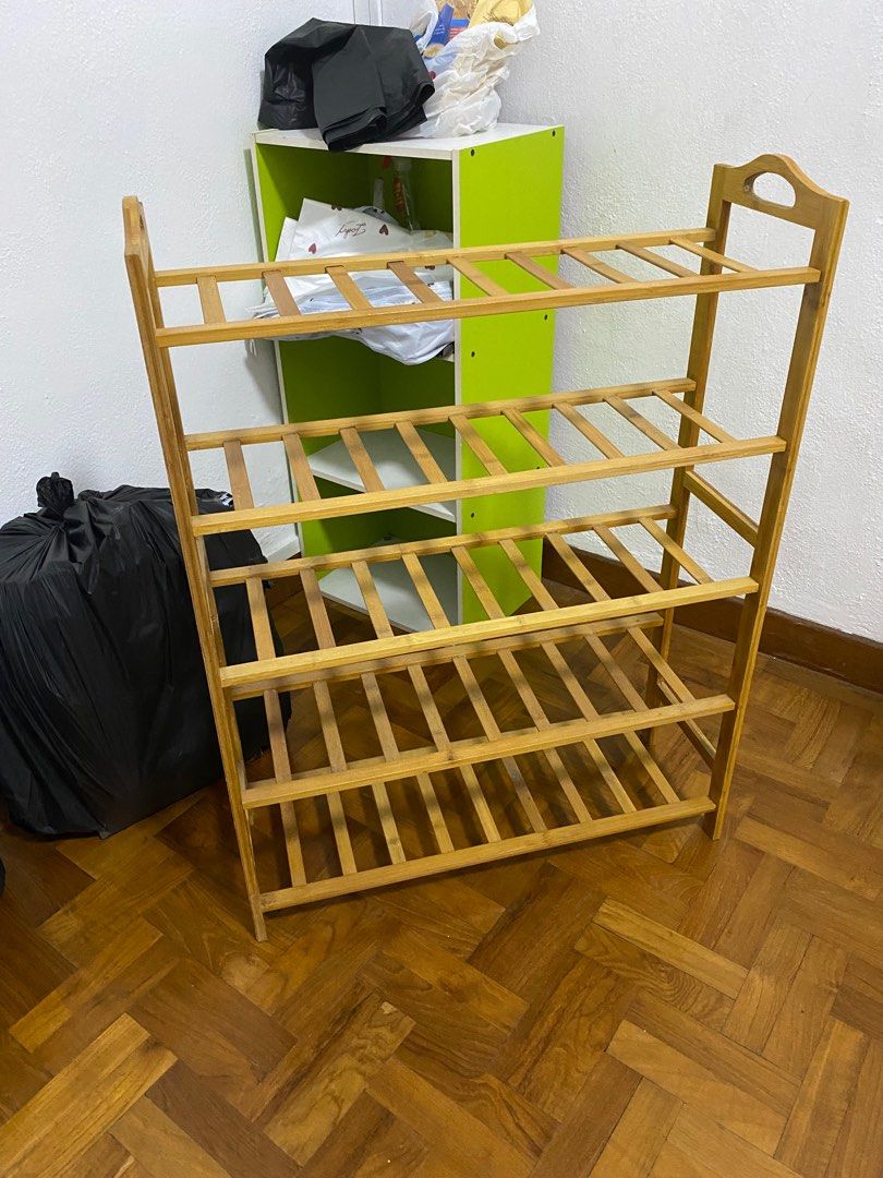 Shoe Rack (Category: Shelves, Cabinets & Racks) located in Singapore. Submitted by jumpypants (Listing ID 1197608321, Image 1). Description: - 4 racks available - $8/ rack - Buyer to arrange self pick up/ delivery (ignore $50 delivery option) .