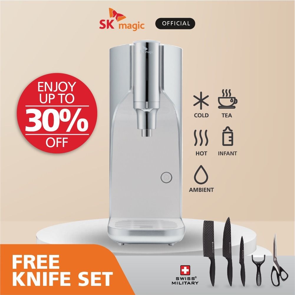 SK magic JIK.SOO HYPER Water Purifier Water Filter Tankless Water Dispenser