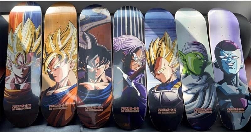 SKATEBOARD DRAGONBALL Z (Category: Skates, Rollerblades & Scooters) located in Singapore. Submitted by skatecraze_official (Listing ID 1197710747, Image 1). Description: Dragonball Z Dragon Ball Z" follows the adventures of Goku who, along with the Z Warriors, defends the Earth against evil. The action adventures are entertaining and reinforce the concept of good versus evil. "Dragon Ball Z" teaches valuable character virtues such as teamwork, lo