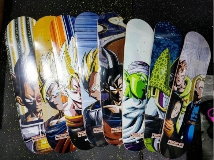 SKATEBOARD DRAGONBALL Z (Category: Skates, Rollerblades & Scooters) located in Singapore. Submitted by skatecraze_official (Listing ID 1197710747, Image 2). Description: Dragonball Z Dragon Ball Z" follows the adventures of Goku who, along with the Z Warriors, defends the Earth against evil. The action adventures are entertaining and reinforce the concept of good versus evil. "Dragon Ball Z" teaches valuable character virtues such as teamwork, lo